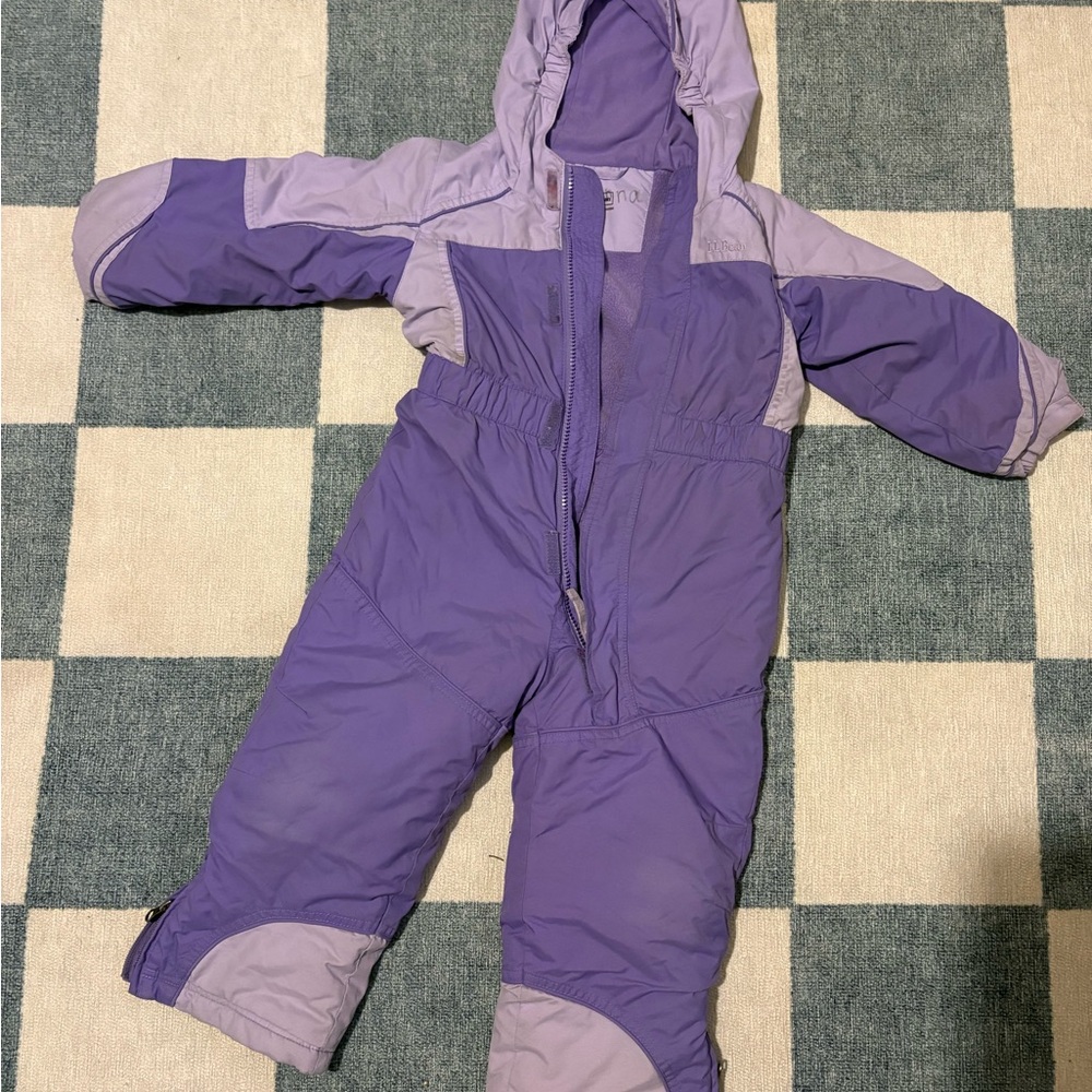 L.L. Bean Purple Snowsuit